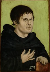 Posthumes Porträt von Martin Luther als Augustinermönch